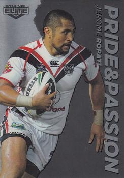 2014 ESP Elite - Pride and Passion #PP45 Jerome Ropati Front